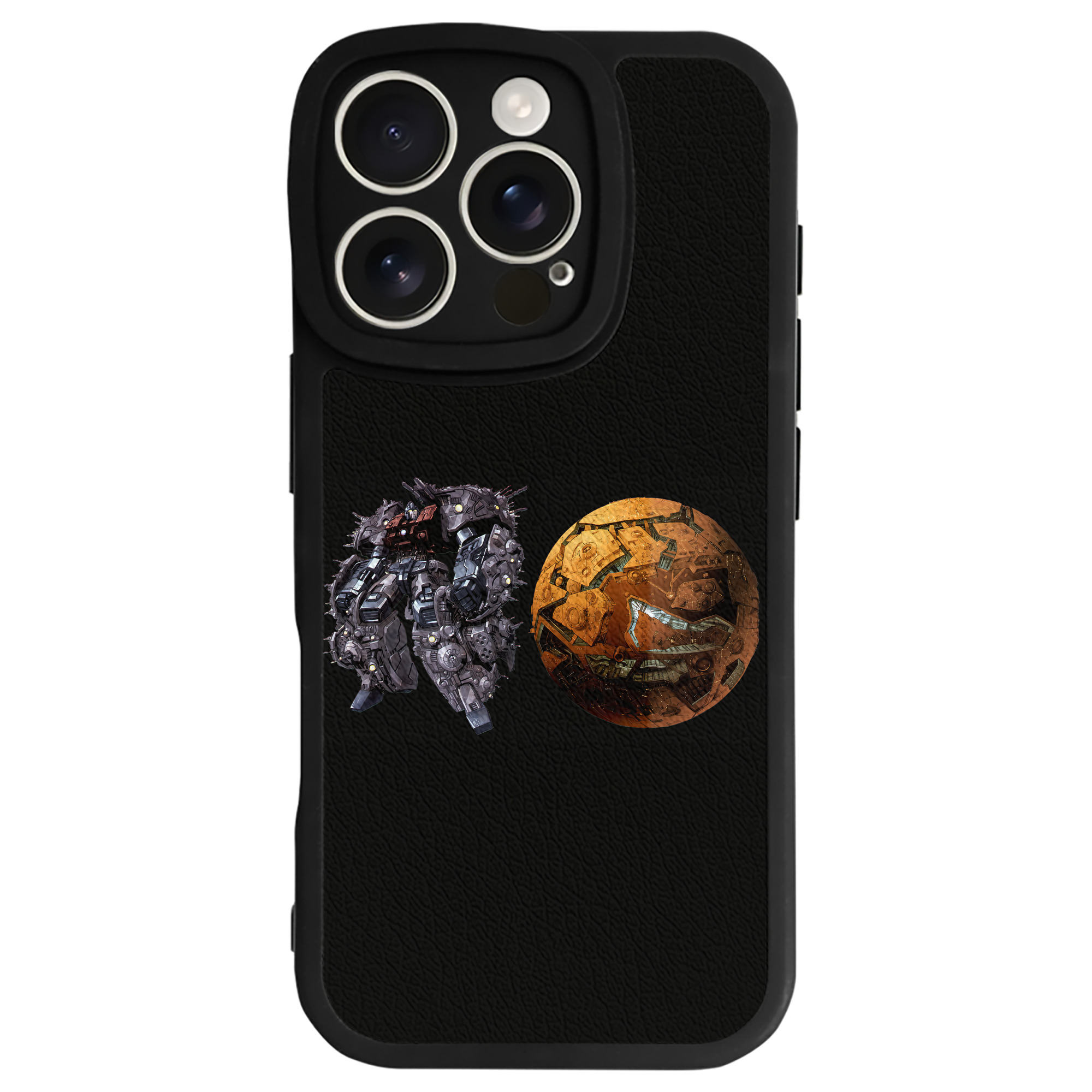 （画像用） Transformers トランスフォーマー 【iPhone 16シリーズ対応】シリコンスマホケース（レザー調） 材質：シリコン